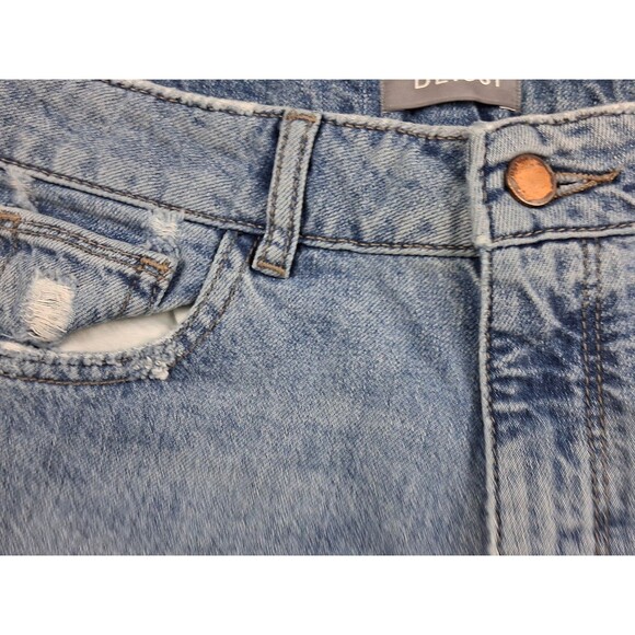 DL1961 Women’s Size 27 Hepburn High-Rise Wide Leg Jeans Light Blue Denim - Picture 4 of 16